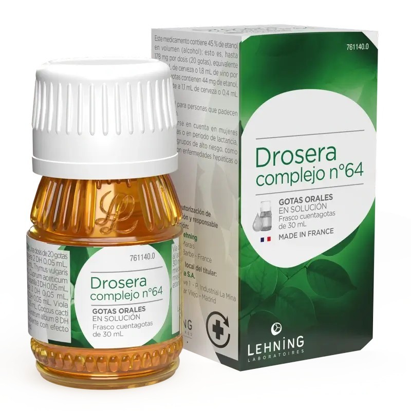 Lehning Drosera Complejo nº 64 (30ml) | Farmacia Tuset