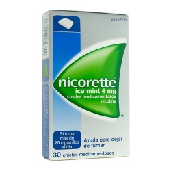 Nicorette Ice Mint 4 mg (30 chicles) | Farmacia Tuset