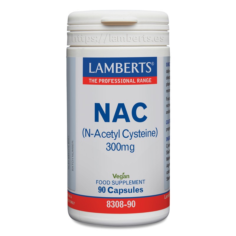 Lamberts Nac 300mg (90 cápsulas) | Farmacia Tuset