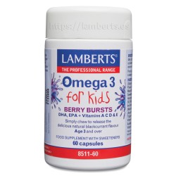 Lamberts Omega 3 for Kids (60 cápsulas masticables) | Farmacia Tuset