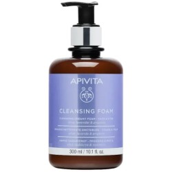 Apivita Espuma Limpiadora Oliva y Lavanda (300 ml) | Farmacia Tuset