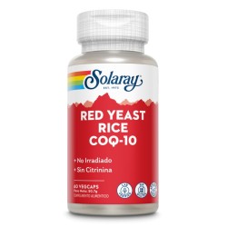Solaray Levadura Roja Arroz + CoQ10 (60 cápsulas) | Farmacia Tuset