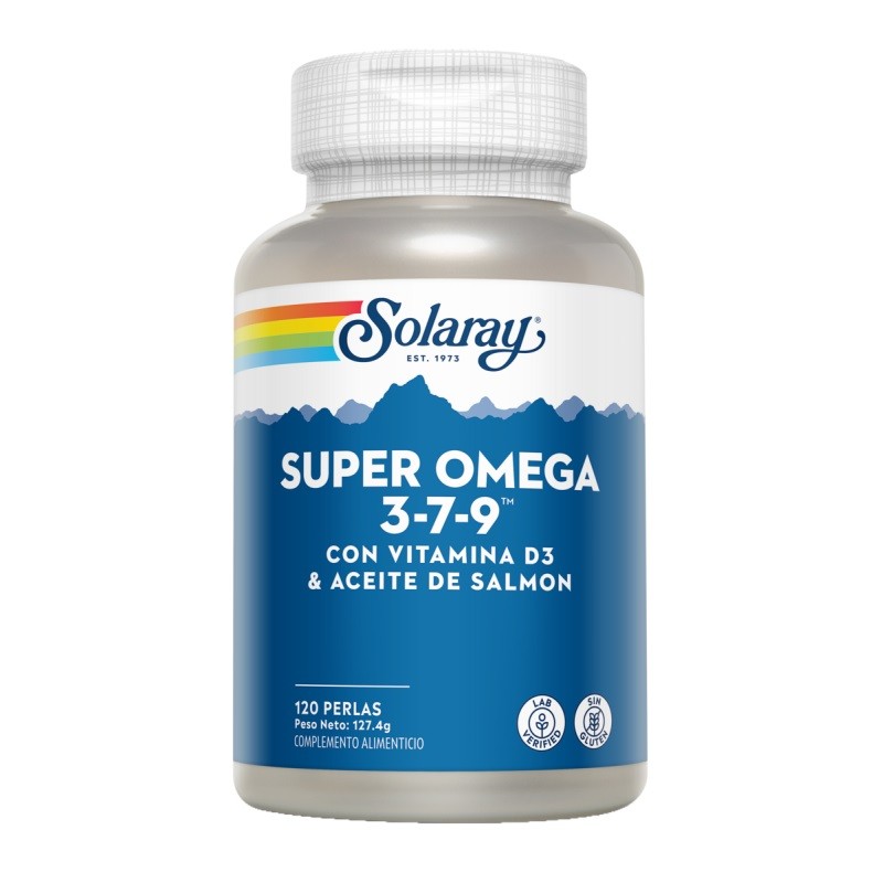 Solaray Super Omega 3-7-9 (120 perlas) | Farmacia Tuset