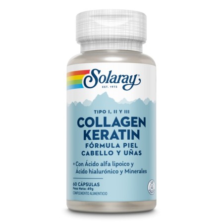 Solaray Collagen Keratin (60 cápsulas) | Farmacia Tuset