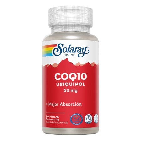 Solaray Ubiquinol CoQ10 50mg (30 perlas) | Farmacia Tuset