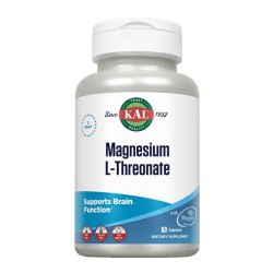 Kal Magnesium L-Threonate (60 comprimidos) | Farmacia Tuset
