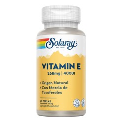 Solaray Vitamina E 400UI (50 perlas) | Farmacia Tuset