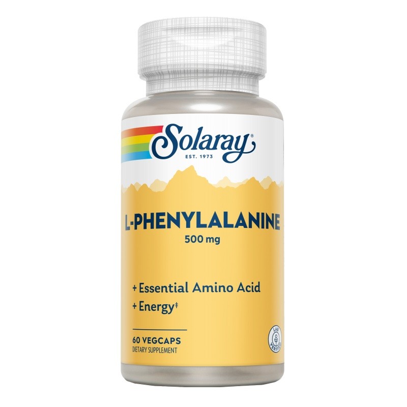 Solaray L-Fenilalanina 500mg (60 cápsulas) | Farmacia Tuset