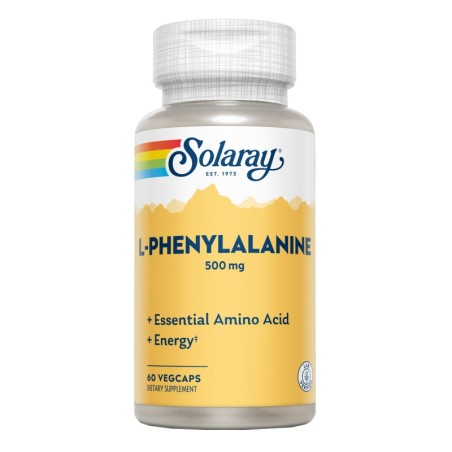 Solaray L-Fenilalanina 500mg (60 cápsulas) | Farmacia Tuset