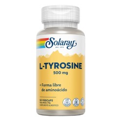 Solaray L-Tirosina 500 mg (50 cápsulas) | Farmacia Tuset