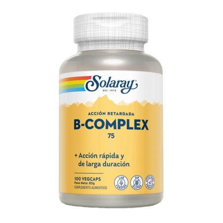 Solaray B-Complex 75 Retard (100 cápsulas) | Farmacia Tuset