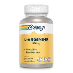 Solaray L-Arginina 500 mg (100 cápsulas) | Farmacia Tuset