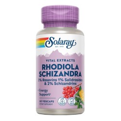 Solaray Rhodiola & Schizandra (60 cápsulas) | Farmacia Tuset