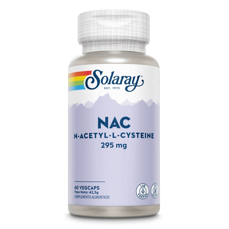 Solaray NAC 295 mg (60 cápsulas) | Farmacia Tuset