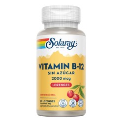 Solaray Vitamina B12 2000mcg (90 comprimidos) | Farmacia Tuset