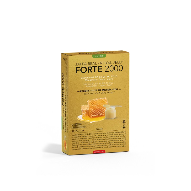 Intersa Bipole Jalea Real Forte 2000mg (20 ampollas) | Farmacia Tuset