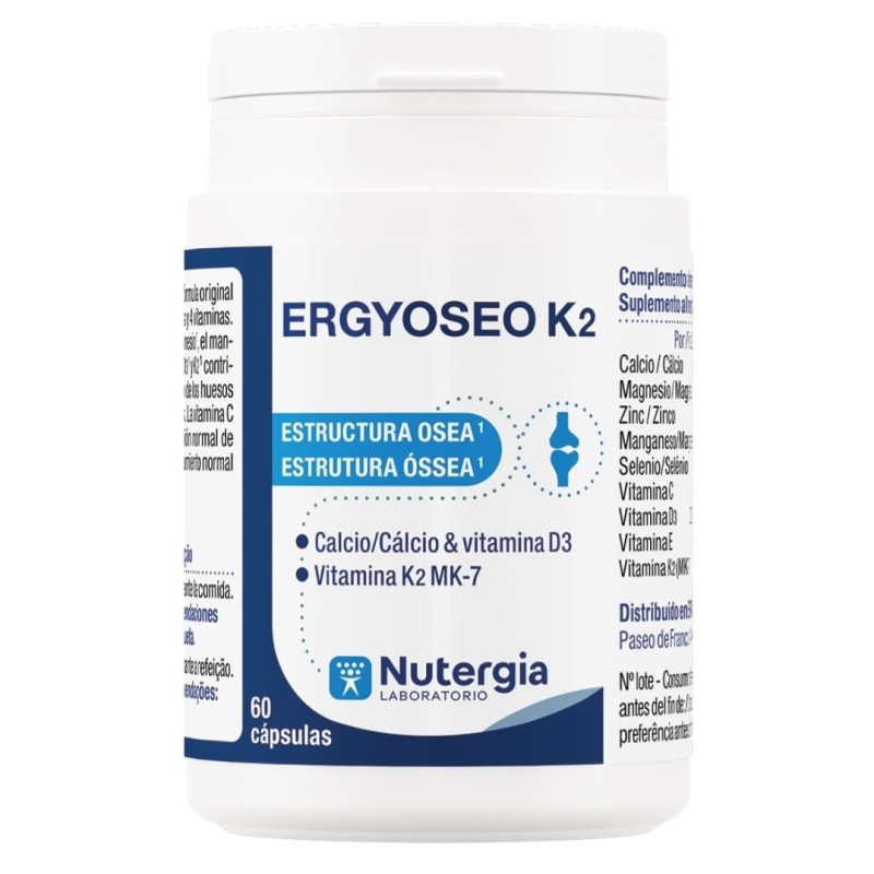 Nutergia Ergyoseo K2 (60 cápsulas) | Farmacia Tuset