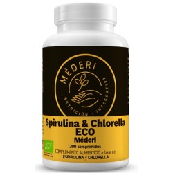 Mederi Spirulina & Chlorella Eco (200 comprimidos) | Farmacia Tuset