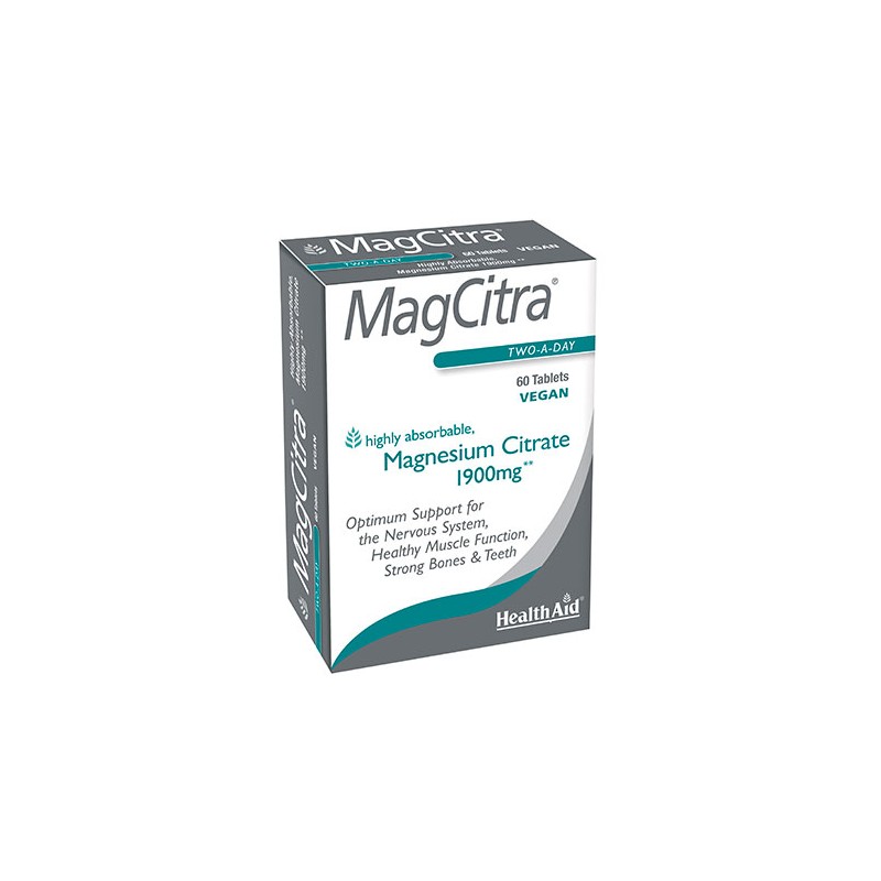 Health Aid Magcitra (60 comprimidos) | Farmacia Tuset