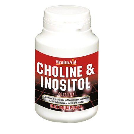 Health Aid Colina/Inositol 250mg/250mg (60 comp) | Farmacia Tuset