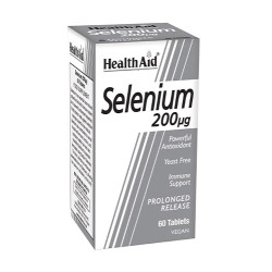 Health Aid Selenium 200mcgr (60 comprimidos) | Farmacia Tuset