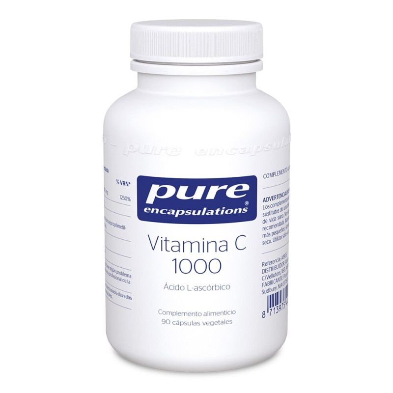 Pure Encapsulations Vitamina C 1000 (90 cápsulas) | Farmacia Tuset