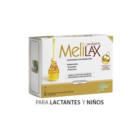 Aboca Melilax Pediatric 6 microenemas de 5g | Farmacia Tuset