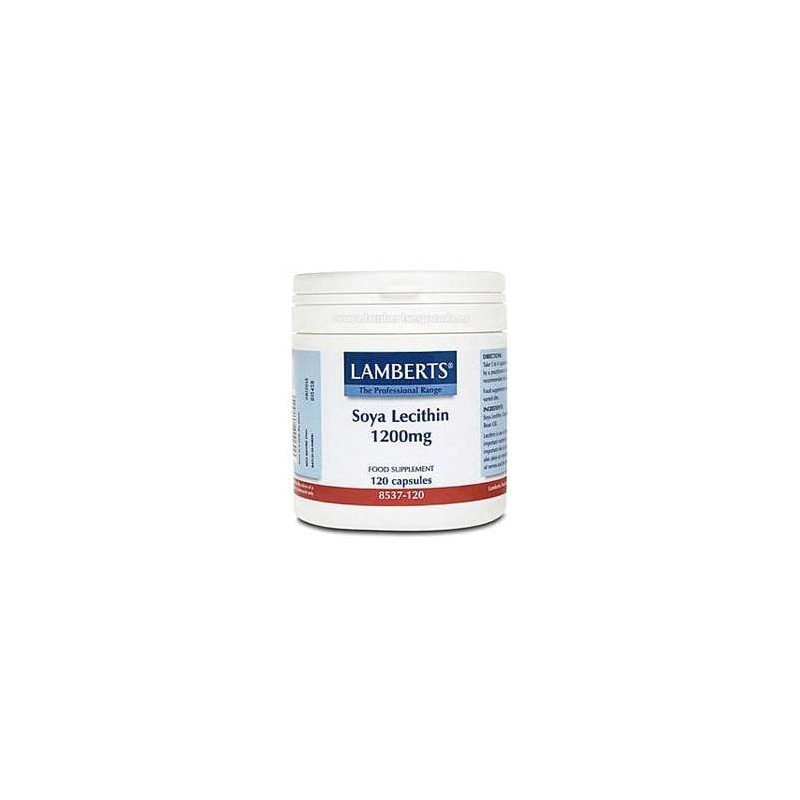 Lamberts Lecitina de Soja 1200mg 120 cápsulas | Farmacia Tuset