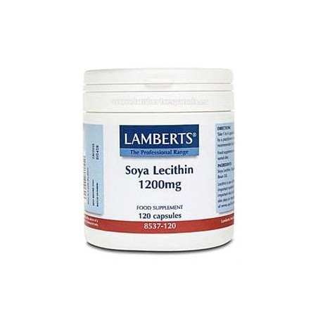 Lamberts Lecitina de Soja 1200mg 120 cápsulas | Farmacia Tuset