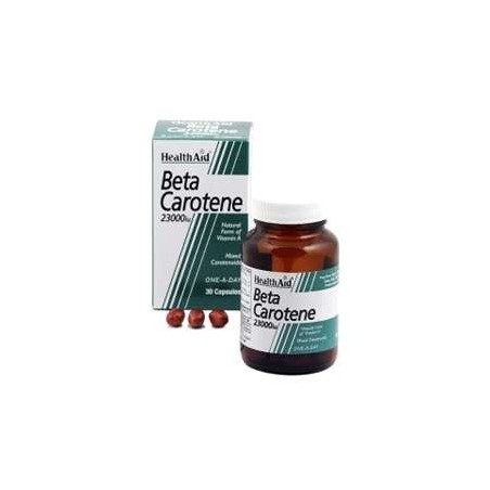 HEALTH AID BETACAROTENO NATURAL (30 CÁPSULAS)