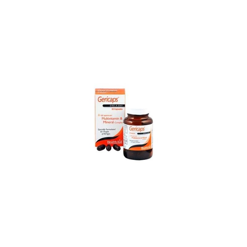 HEALTH AID GERICAPS MULTINUTRIENTE 30 CAPS (BAJA)