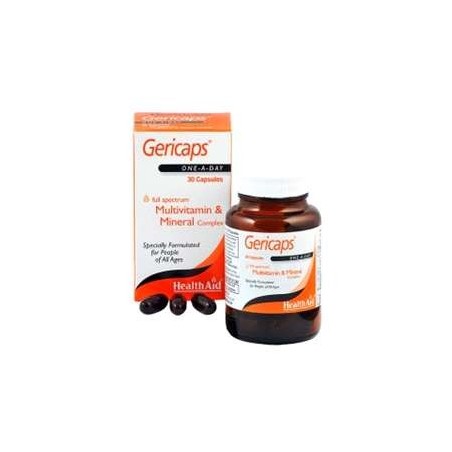 HEALTH AID GERICAPS MULTINUTRIENTE 30 CAPS (BAJA)