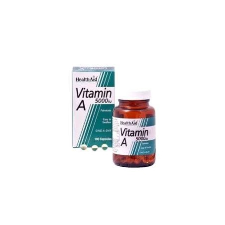 HEALTH AID VITAMINA A 5000UI (100 CAPS)