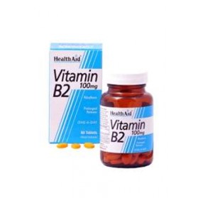 HEALTH AID VITAMINA B2 (RIBOFLAVINA) 100MG (60 COMP)