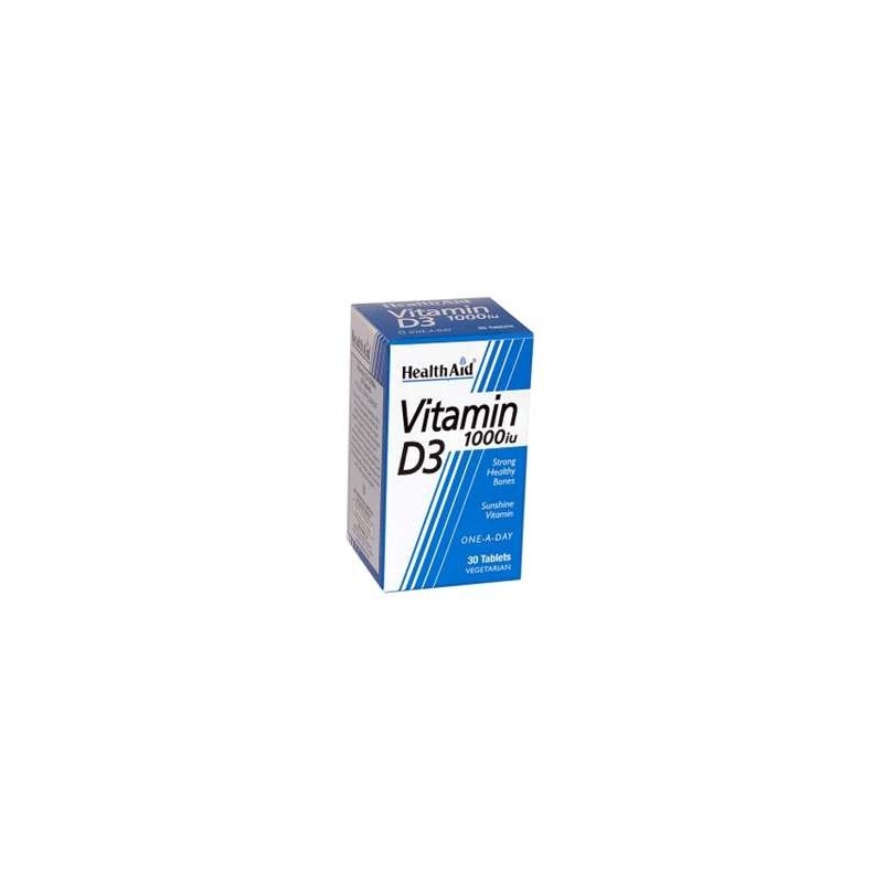 HEALTH AID VITAMINA D3 1000UI (30 COMP)