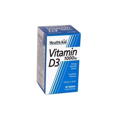 HEALTH AID VITAMINA D3 1000UI (30 COMP)