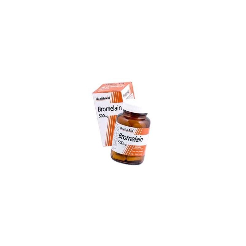 HEALTH AID BROMELINA 500MG (30 CÁPSULAS)