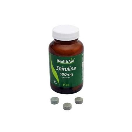 HEALTH AID ESPIRULINA 500MG (60 COMPRIMIDOS)