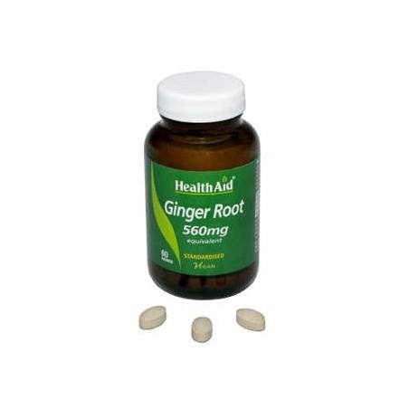 HEALTH AID GINGER ROOT (JENGIBRE) (60 COMPRIMIDOS)