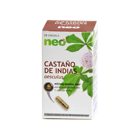 Castaño de Indias Neo 45 cápsulas | Farmacia Tuset