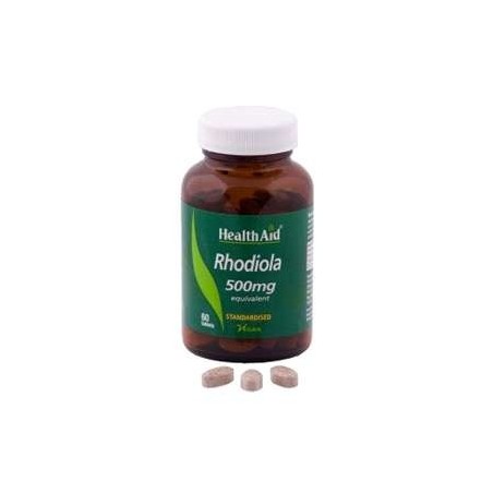 HEALTH AID RODIOLA 500MG (60 COMPRIMIDOS)