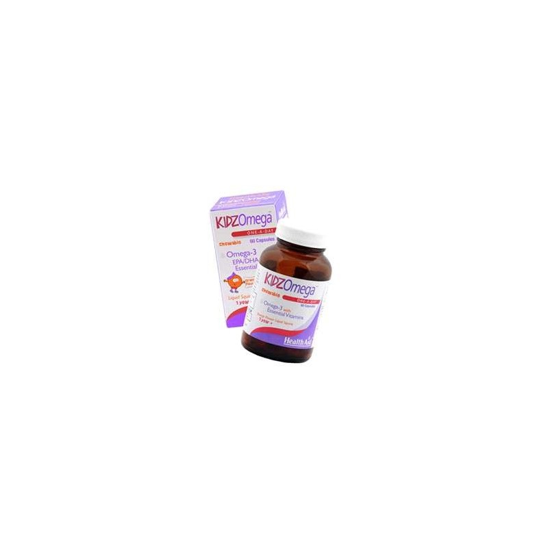 HEALTH AID KIDZ OMEGA (60 CÁPSULAS MASTICABLES) (BAJA)