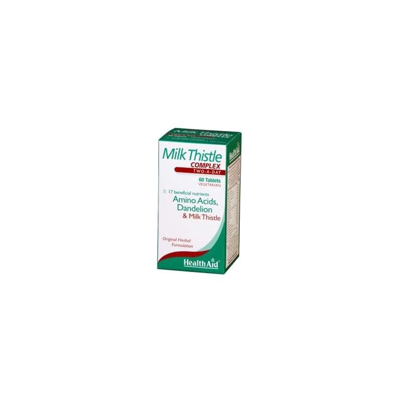 HEALTH AID CARDO MARIANO COMPLEX  60 COMP (MILK THISTLE)