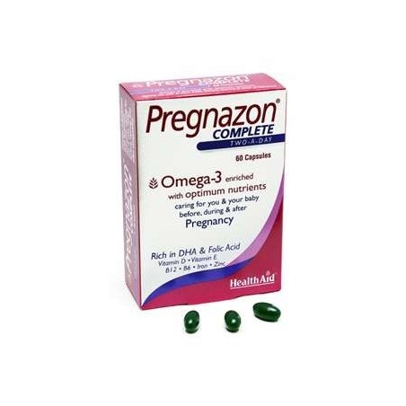 HEALTH AID PREGNAZON COMPLETE (60 CÁPSULAS)