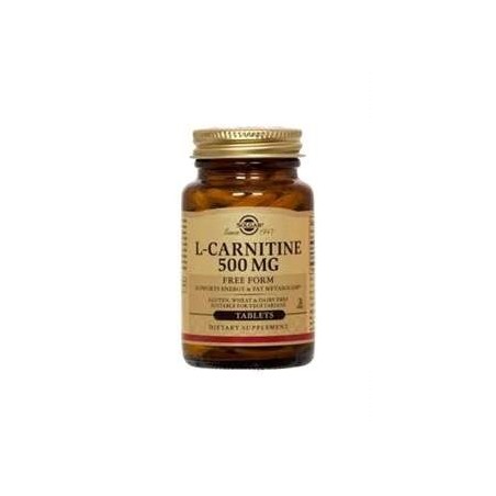 SOLGAR L-CARNITINA 500MG 30 COMPRIMIDOS