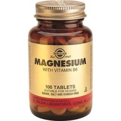 SOLGAR MAGNESIO + VIT. B6  (250 COMPRIMIDOS)