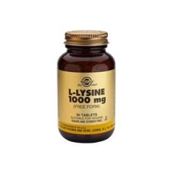 SOLGAR L-LISINA 1000MG 50 COMPRIMIDOS