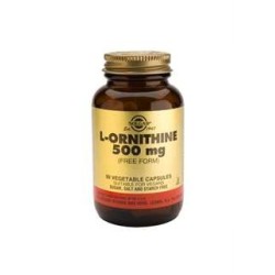 Solgar L-Ornitina 500mg (50 cápsulas) | Farmacia Tuset