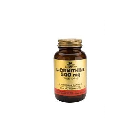 Solgar L-Ornitina 500mg (50 cápsulas) | Farmacia Tuset