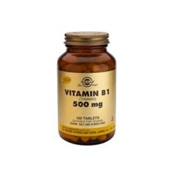 SOLGAR VITAMINA B1 500MG (TIAMINA) 100 COMPRIMIDOS